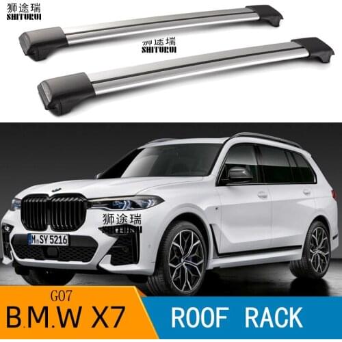 2Pcs Roof Bars for Bmw - X7 (G07) [2019-today] SUV Aluminum Alloy Side Bars Cross Rails Roof Rack Luggage LOAD 200KG