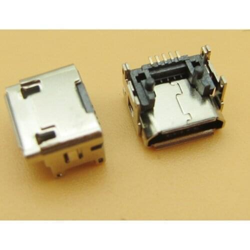 20pcs 5 pin Micro USB Jack connector charging Port plug socket female for Western-Digital External Hard Drive etc Data Connector