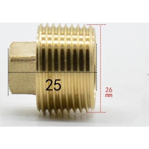 3/4" BSP Male Pipe Square Head Brass End Cap Plug Fitting Coupler Connector Water Gas Oil