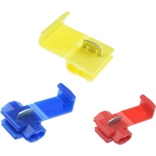 50pcs SCOTCH LOCK QUICK SPLICE WIRE CONNECTORS, ELECTRICAL CABLE JOINT CRIMP TERMINALS