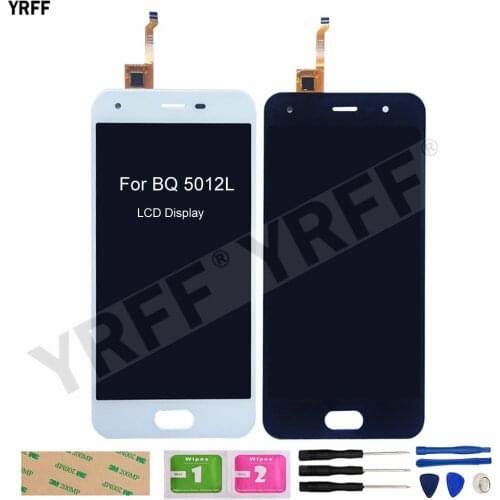 5012 LCD Display Screen For BQ-5012L Rich BQ 5012 LCD Display Touch Screen Digitizer Sensor Panel Free shipping