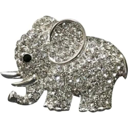 80% Hot Sale Cute Elephant Rhinestones Car Air Vent Freshener Perfume Clip Diffuser Decor