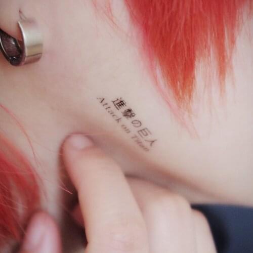 Attack on Titan Shingeki no Kyojin cosplay Animation Cartoon logo tatoo tattoo Sticker XR114