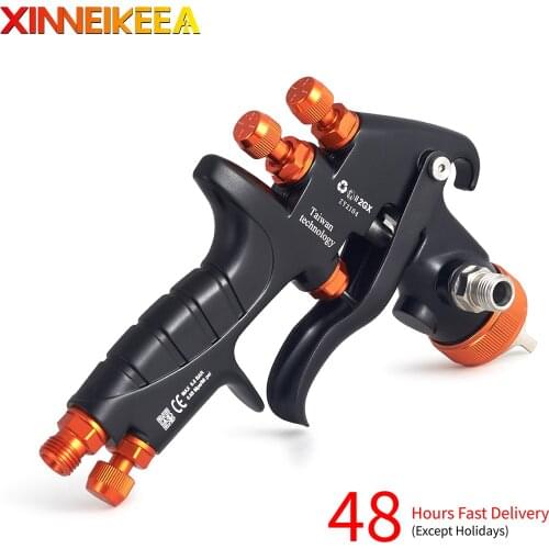 Automotive Paint Spray Gun Forged Gun Body Stainless Steel Needle Nozzle 400ml Nozzle 1.5 1.8mm Industrial Grade Paint Spray Gun