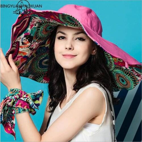 BING YUAN HAO XUAN Women's Summer Hats