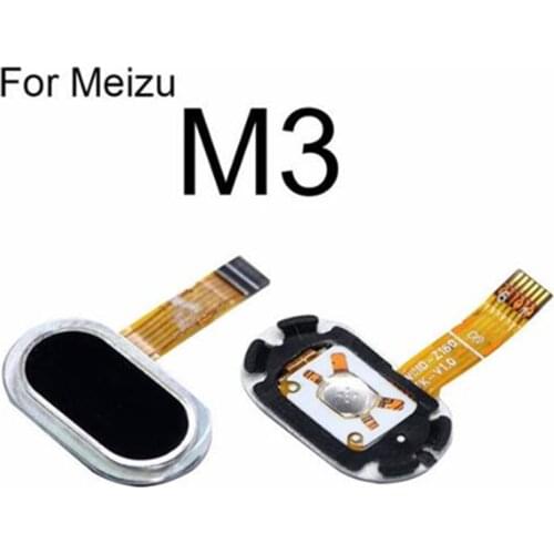 For Meizu M3 Home Button FingerPrint Touch ID Sensor Flex Cable Ribbon Replacement Part Meilan M3 Button Key Flex Ribbon