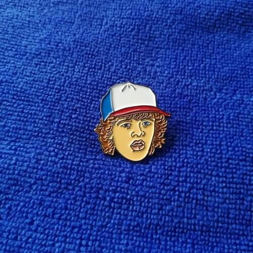 Dustin Stranger Things Pin Badge