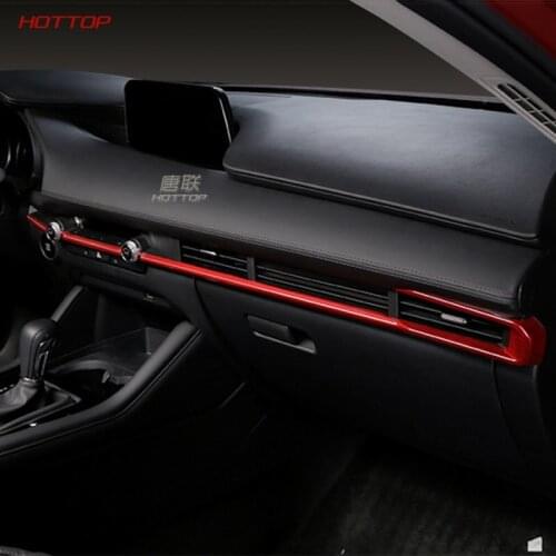 ABS Red Car Console Center Dashboard Cover Trim For Mazda 3 Axela 2020