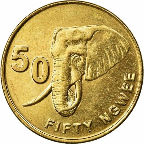 Zambia 50 Egwee 2012 edition Coins Africa Original Coin Collectible Edition Real Rare Commemorative