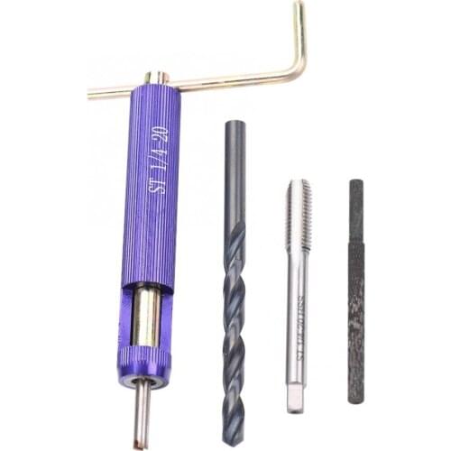 50Pcs/Set 1/4-20UNC*1.5D Screw Threaded Insert Coiled Wire Inserts Thread Repair Insert Set Installment Tool Kit Wholesale