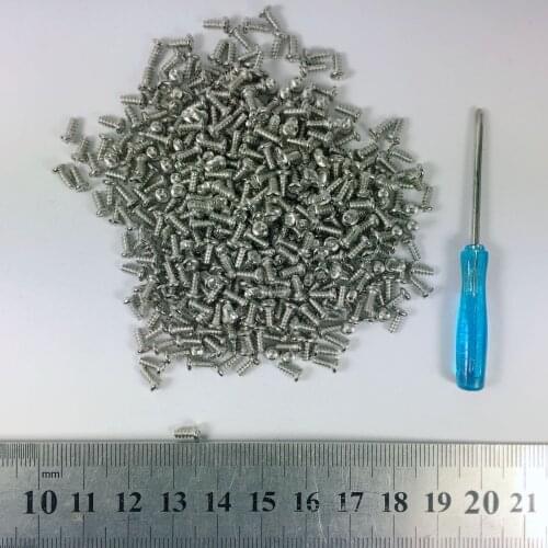 Lot of 100pcs Screws +1pcs Spanner Tool For 3.75" Gi Joe Leg body parts accessory toys