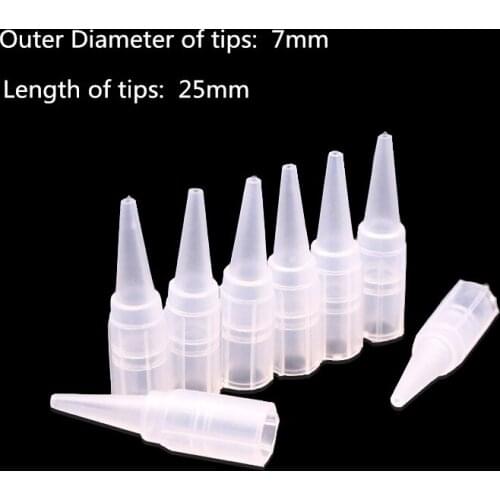 500Pcs 1R Needle Tips For Permanent Makeup Good Quality Traditional Tattoo Needle Caps Free Shipping