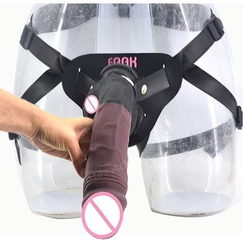 Suction Cup Huge Big Dildo for Women Silicone Realistic Penis Leather Strap on Dildos Masturbator Sex toys consolador para mujer