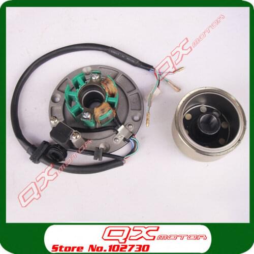 Original Zongshen Magneto Stator Flywheel Rotor kit For ZS150 155z 160cc Engine Dirt Pit Bike Monkey Bike parts Free shipping