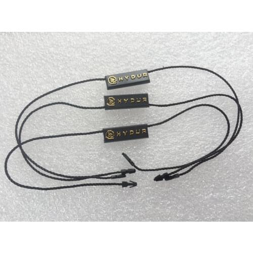Customized Logo Garment Accessories Hang Tag String Rope Plastic Seal Rope For Clothing