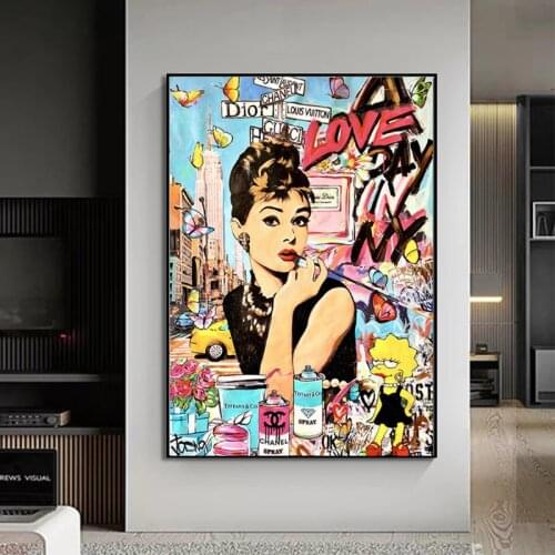 Modern Street Graffiti Love Pop Art Loved Posters Paintings Canvas Prints Wall Pictures for Living Room Home Artwork Decoration