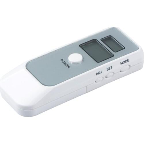 Alcohol tester professional LCD Digital Alcohol Tester Breathalyzer Alcotester with Clock for Alcohol Level Testing Car Gadget