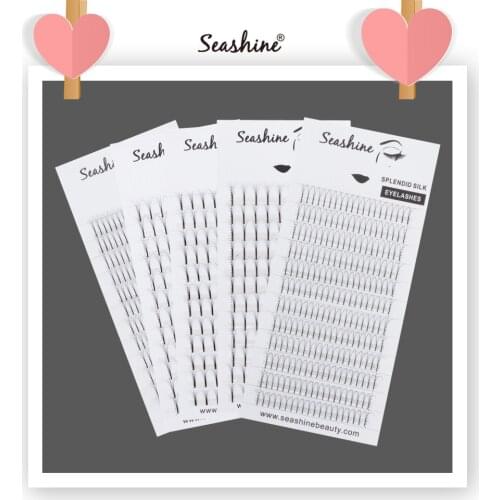 Seashine 2D-6D volume eyelash makeup handmade faux mink Premium Premade Fans False Eyelash Eyelash Extension