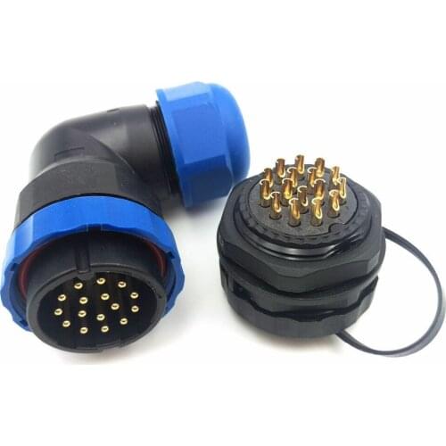 SD28 28mm 16Pin Aviation Waterproof Connector,Panel Mount Connector Plug Socket