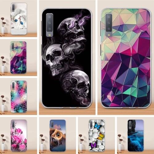 For Samsung Galaxy A7 2018 Case Silicone Funda for Samsung A7 2018 Back Cover Coque for Samsung Galaxy A7 2018 A750 Phone Case