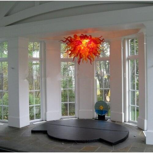 2018 Modern India 110/220v AC Led Villa Hall Glass Contemporary Chandelier Living Room