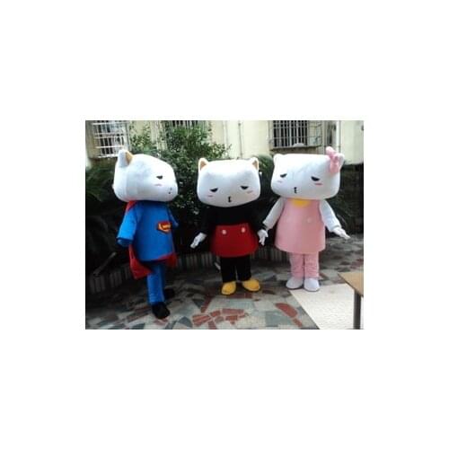 Cat Mascot Adult Halloween Birthday Party Cartoon Apparel Cosplay Costumes Carnival Halloween Xmas Easter Festival