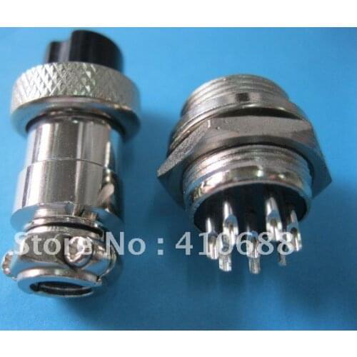 XLR Audio Cable Connector 8 Pin 16mm Chassis Mount 120 Pcs Per Lot Brand New Hot Sale