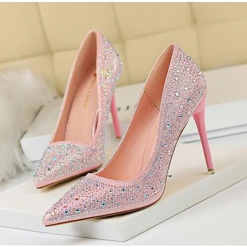 Plus Size Pumps Women Shoes Comfortable Slip-On Fashion Female Pumps Party Woman High Heels beautiful Pump Chaussures Femme