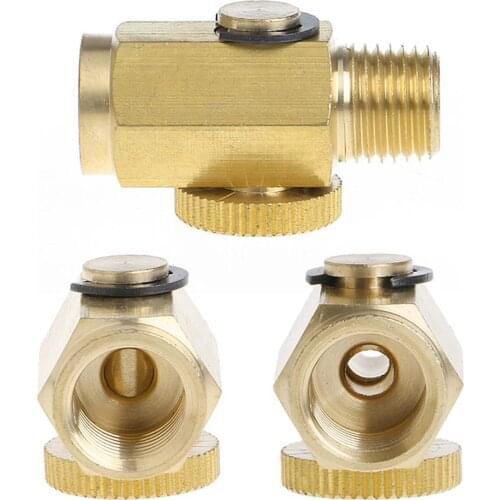 1/4inch NPT Thread Brass Air Flow Regulator Compressor Adjust Valve Control Tool