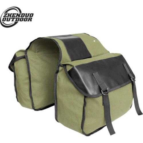 Mountain Road Bicycle Bike 3 in 1 Trunk Bags Cycling Double Side Rear Rack Tail Seat Pannier Pack Luggage Carrier
