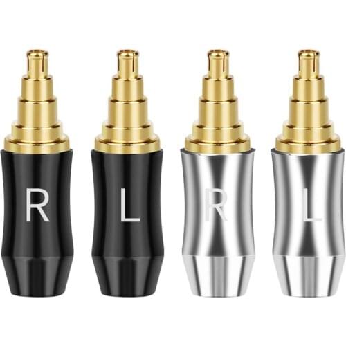 5pairs DIY Headset Mini Jack ie 40 pro Earphone Pins For IE40 Pro Headphone Plug Beryllium Copper Gold DIY Repair Audio Adapter