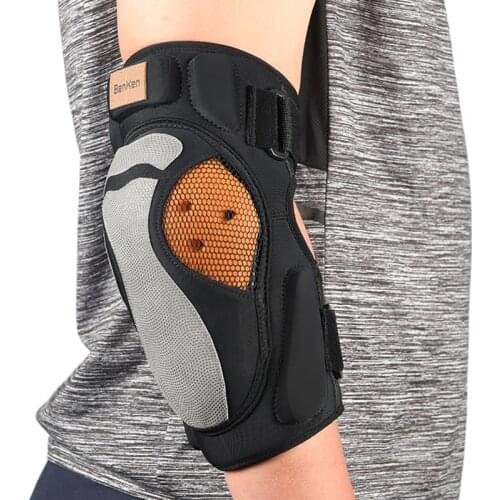 Benken One pair sports elbow pads skating skateboard riding extreme sports non-slip anti-collision decompression knee pads