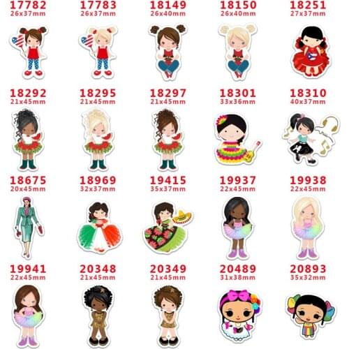 Free shipping 30 pcs cartoon character planar resin PR 17782