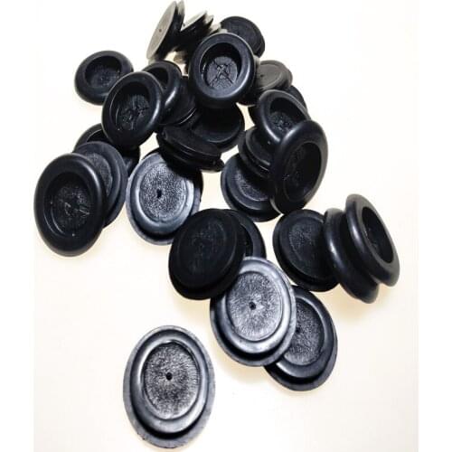 Free shipping 50PCS opening hole 22mm single side rubber grommets rubber cable protector