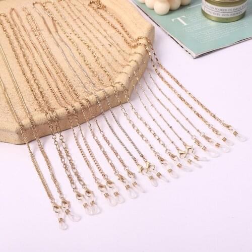 Sunglasses Mask Chains For Women Gold Link Eyeglasses Chains Lanyard Glass 2021 New Fashion Cord Strap ewelry Wholesale