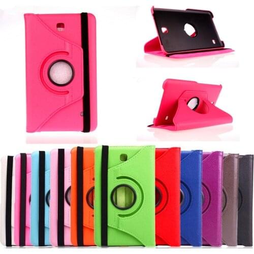 Tablet case For Samsung Galaxy Tab 4 8.0" T330 T331 T335 360 Rotating PU Leather Case Stand Cover for samsung tab 4 8.0 SM-T330