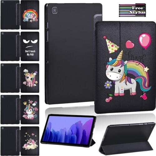 Case for Samsung Galaxy Tab A7 10.4 2020 T500 T505,Slim Lightweight Three-Fold Folio Stand Cover for Tab A 10.1 2019 T510 T515