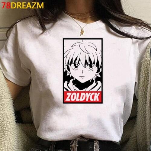 Hunter x Hunter Hisoka Killua clothes men harajuku kawaii couple couple clothes plus size t-shirt harajuku aesthetic