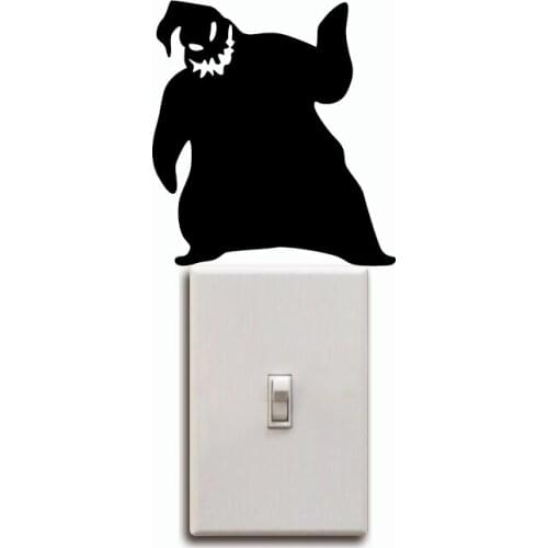 KG-251 Oogie Boogie Switch Sticker - Nightmare Before Christmas Wall Sticker - Halloween Home Wallpaper