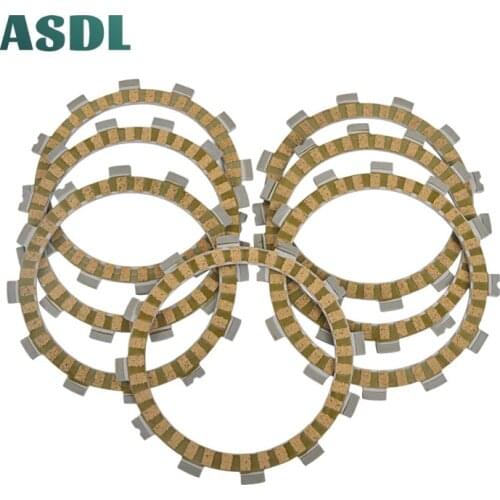 Motorcycle Engine Parts Clutch Friction Plates Kit For Suzuki TS 200 GSX 250 GS25X GSX 250 E,ES RM 125 LT-F250 GSF 400 Bandit #d