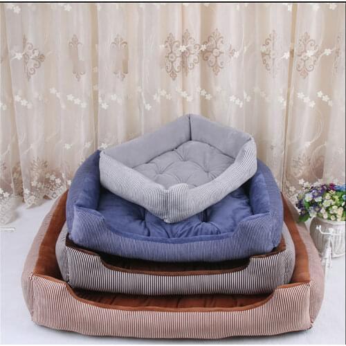 Summer Dog Mat Cooling Dogs Bed Washable Sofa Cat Nest Handmade Breathable For Medium Large Puppy Kitten Kennel Deep Sleeping