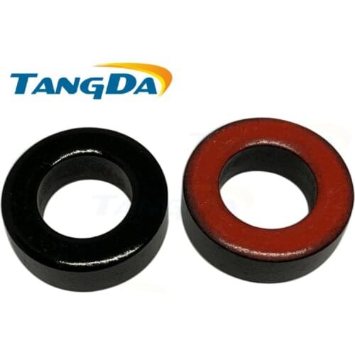 Tangda Iron powder cores T94-14 OD*ID*HT 24*14*8 mm 10nH/N2 14ue Iron dust core Ferrite Toroid Core toroidal Black red A