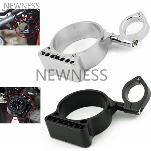 Motorcycle Speedometer Side Mount Relocation Bracket Cover Instrument Case Housing For Harley Davidson Sportster 883 XL1200 883