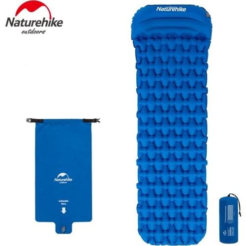 Naturehike Ultralight 1 2 Person Inflatable Mattress Outdoor Air Mattresses Single Sleeping Pads Camping Mat W & Air Bag Pillow