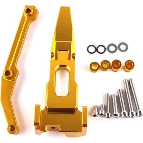 Motorcycle CNC Aluminum Alloy Adjustable Steering Damper Stabilizer Mounting Kit For Yamaha MT-09 MT 09 MT09 Tracer ALL Years