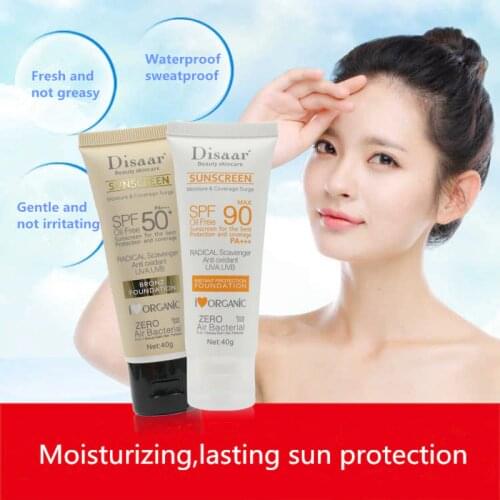 Facial Body Sunscreen Whitening Sun Cream Sunblock Skin Protective Cream Anti-Aging Oil-control Moisturizing SPF 90 Face