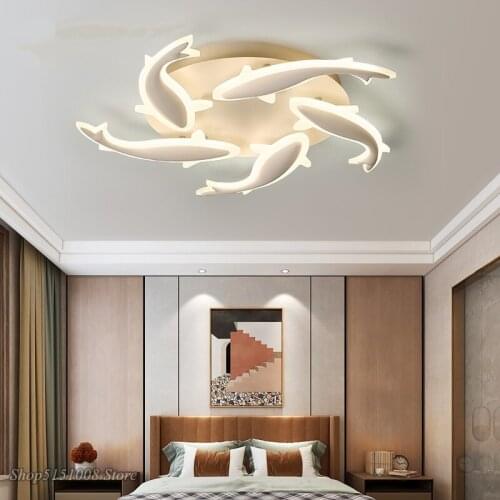 Modern Nordic LED Minimalist Ceiling Lamp Art Deco Fish Light Creative Lamp For Living Room Bedroom Dinner Room Ceiling light