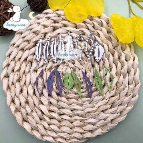 Bunnymoon Leaves 2 Metal cutting dies stencil Greeting Card Decoration DIY Scrapbooking Scrapbook Paper Photo Album
