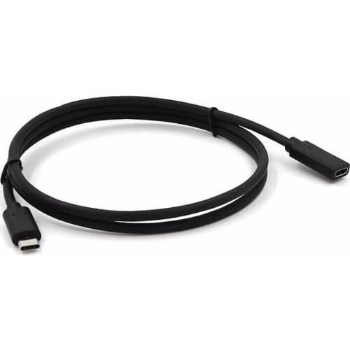 USB3.1 Type C Male to Female Port Cable USB-C Data Charge Sync Extension for NEW Macbook Chromebook 0.2m/0.6m/1m