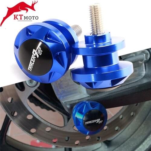 M6 Swingarm Spool Slider Stand Screws with logo For Yamaha TRACER 9 Tracer 9GT TRACER9/GT 2021 Motorcycle Accessories